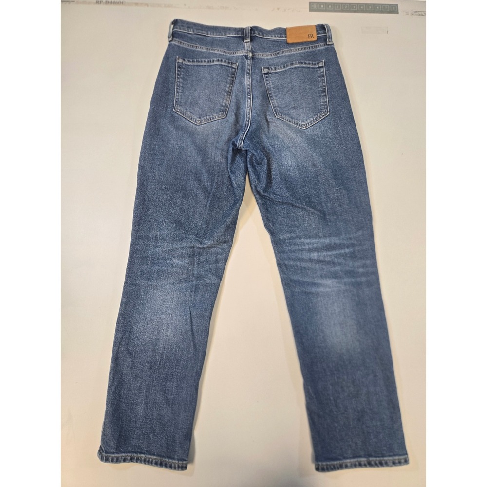 Banana Republic The Straight J Medium Wash Straight Leg Jeans Size 28 884515-00 - Picture 2 of 12